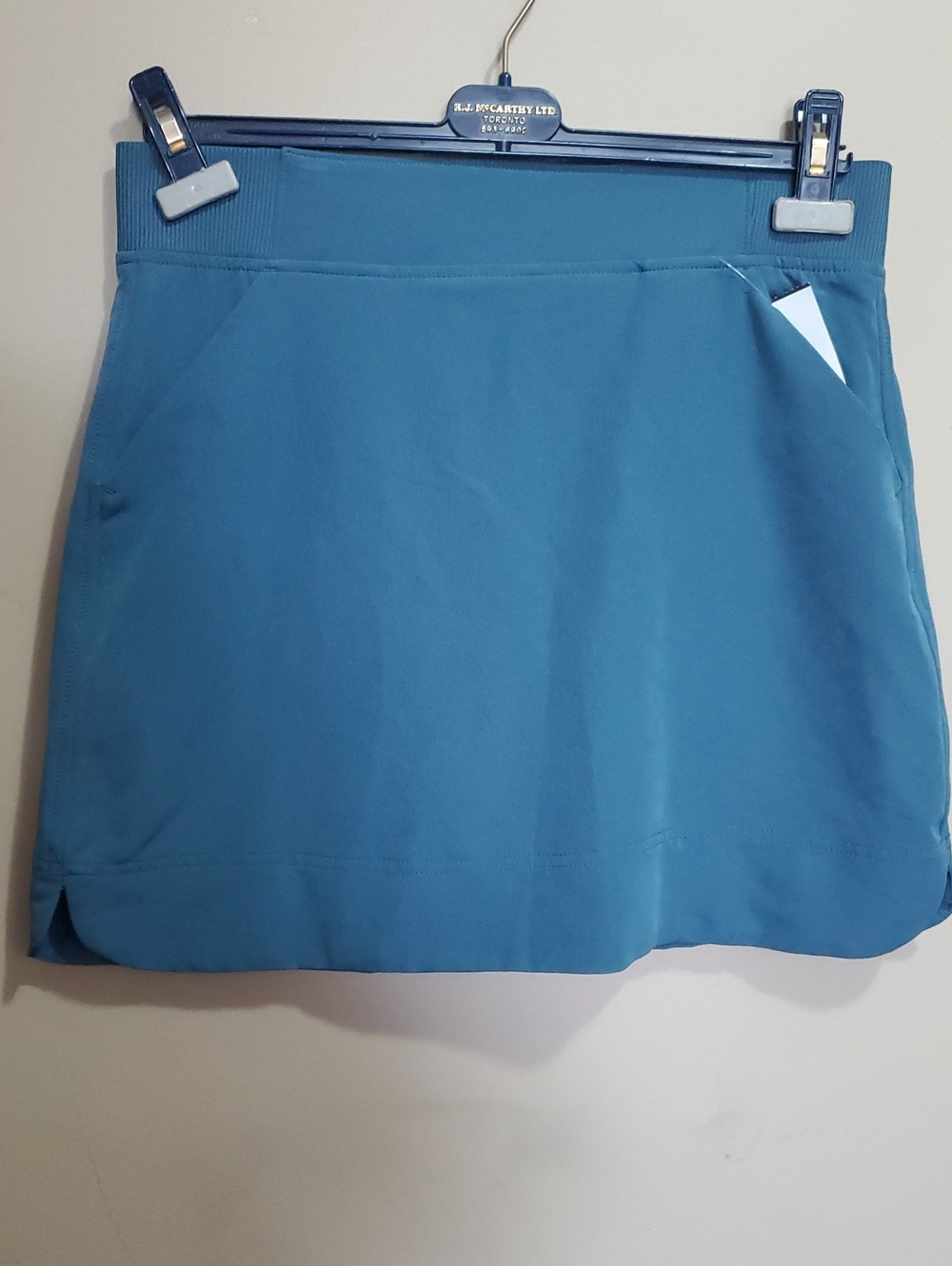 32° Cool Teal Athletic Skort with Pockets Size Small